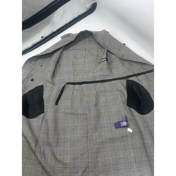 Ralph Lauren Collection Purple Label Wool Dress Double-Breasted Classic Plaid 14 - Picture 11 of 12